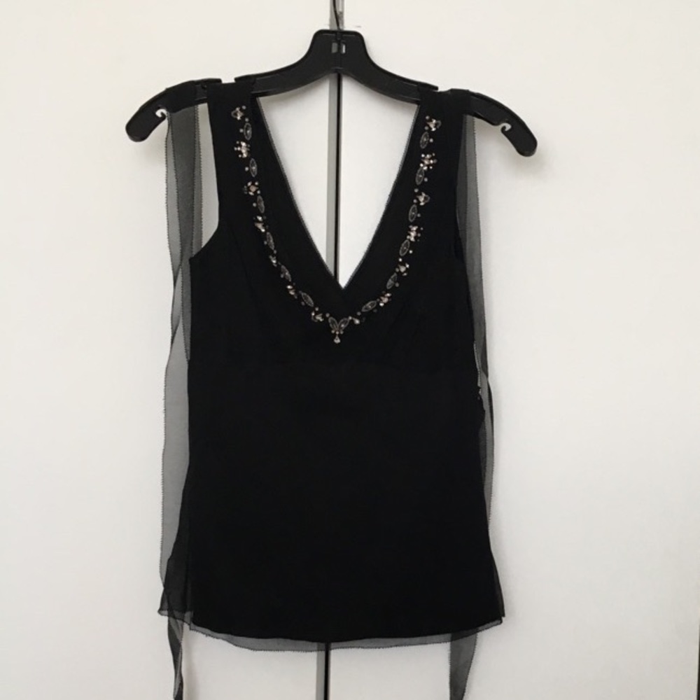 Tahari silk top